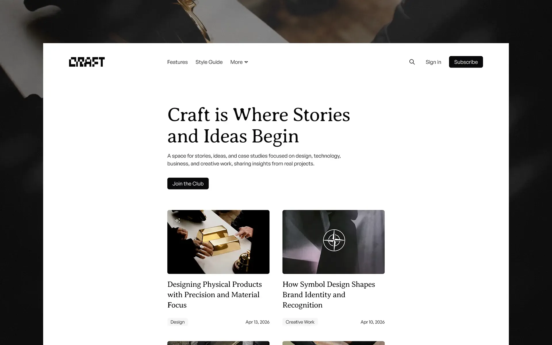 Craft Ghost Theme