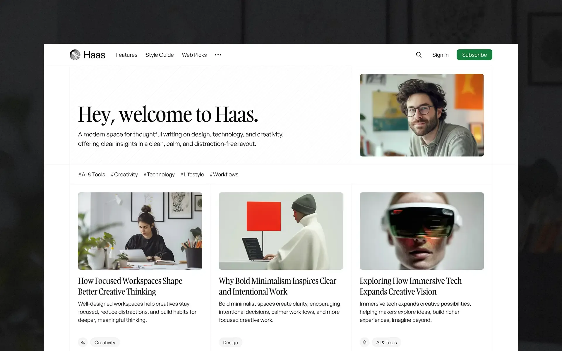 Haas Ghost Theme