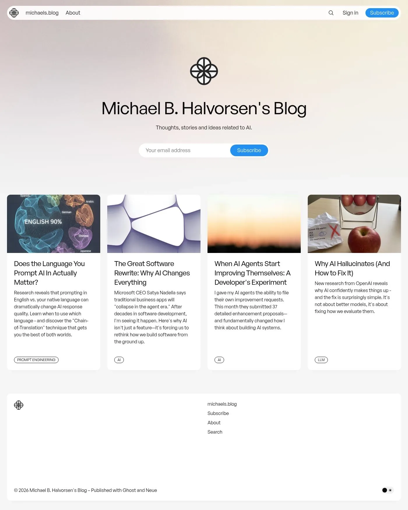 Michaels Blog