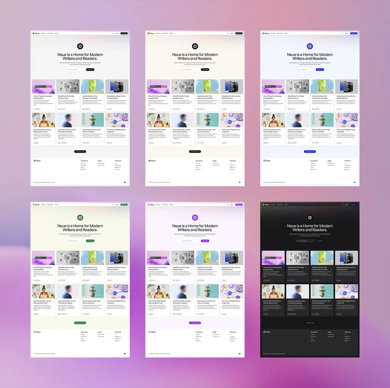Color Schemes